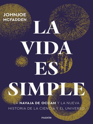 cover image of La vida es simple